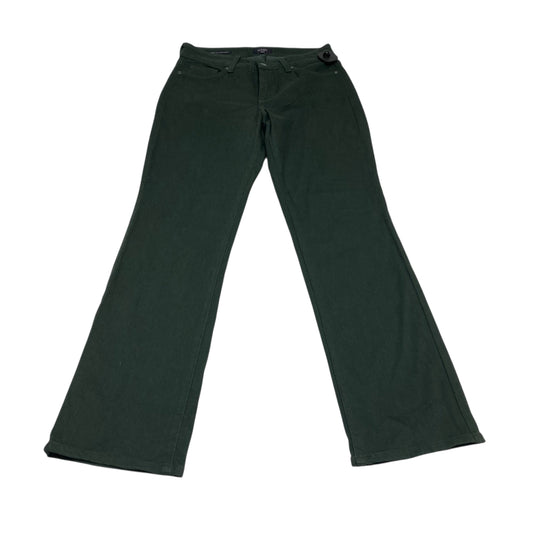 Jeans Straight By Not Your Daughters Jeans In Green Denim, Size:8