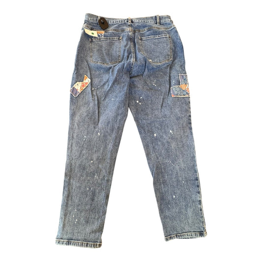 Jeans Boyfriend By Coldwater Creek In Blue Denim, Size:14