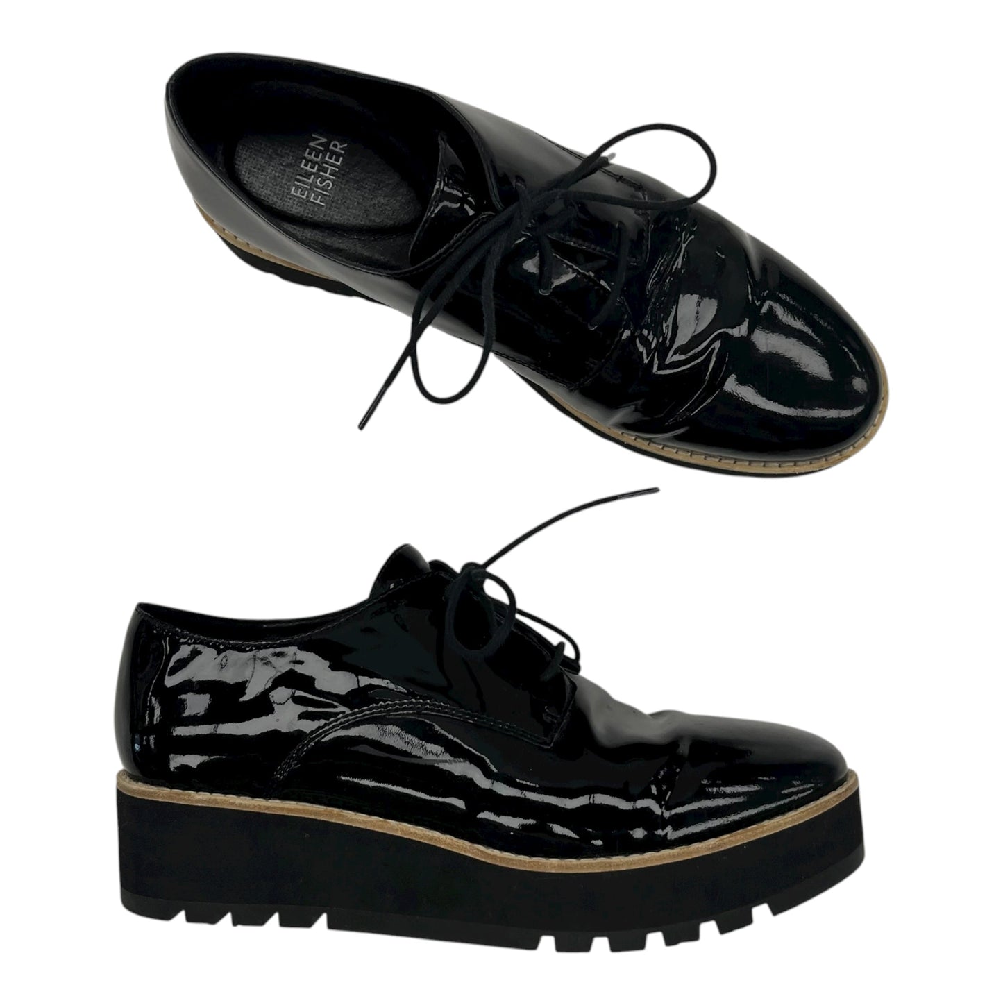 Shoes Sneakers Platform By Eileen Fisher In Black, Size:7.5