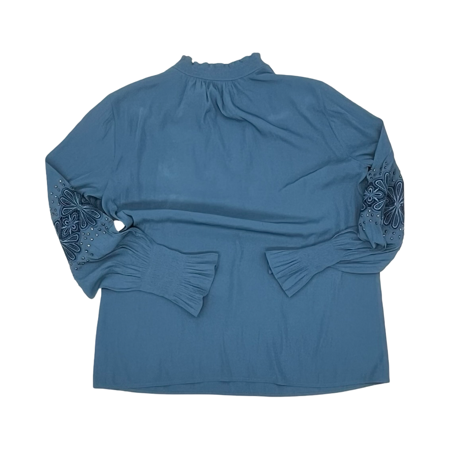 Blouse Ls By Chicos In Blue, Size:S
