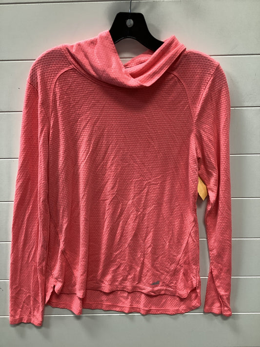 Athletic Top Ls Collar By Avia In Pink, Size:L