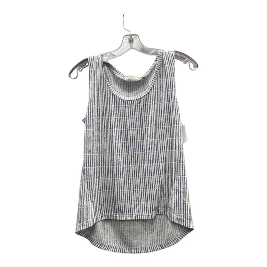 Athletic Tank Top By Athleta In Grey & White, Size:Xs