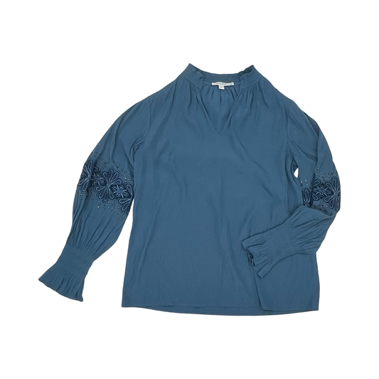 Blouse Ls By Chicos In Blue, Size:S
