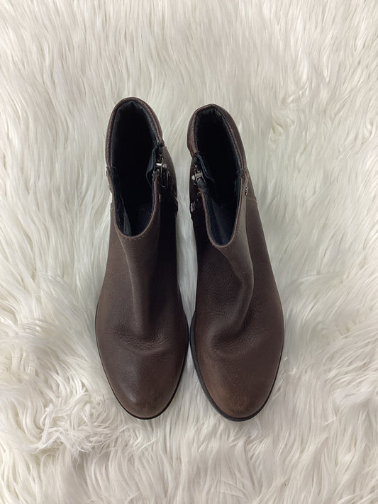 Boots Ankle Flats By Sorel In Brown, Size:9.5