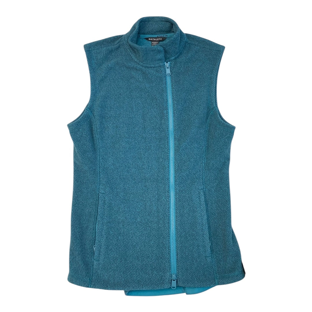 Vest Fleece By Athleta In Green, Size:Sp