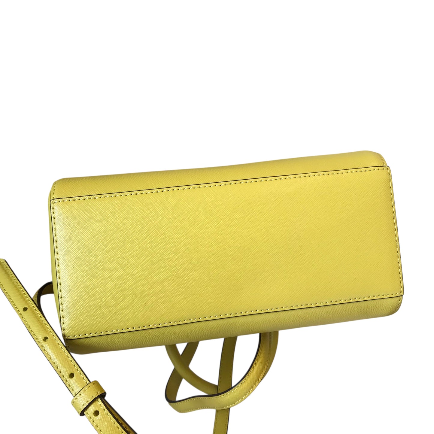 Crossbody Designer By Kate Spade In Yellow, Size:Small