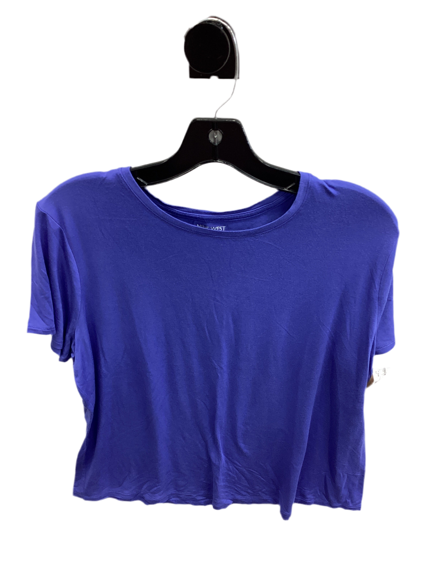 Top Ss Basic By Nine West In Purple, Size:Xxl