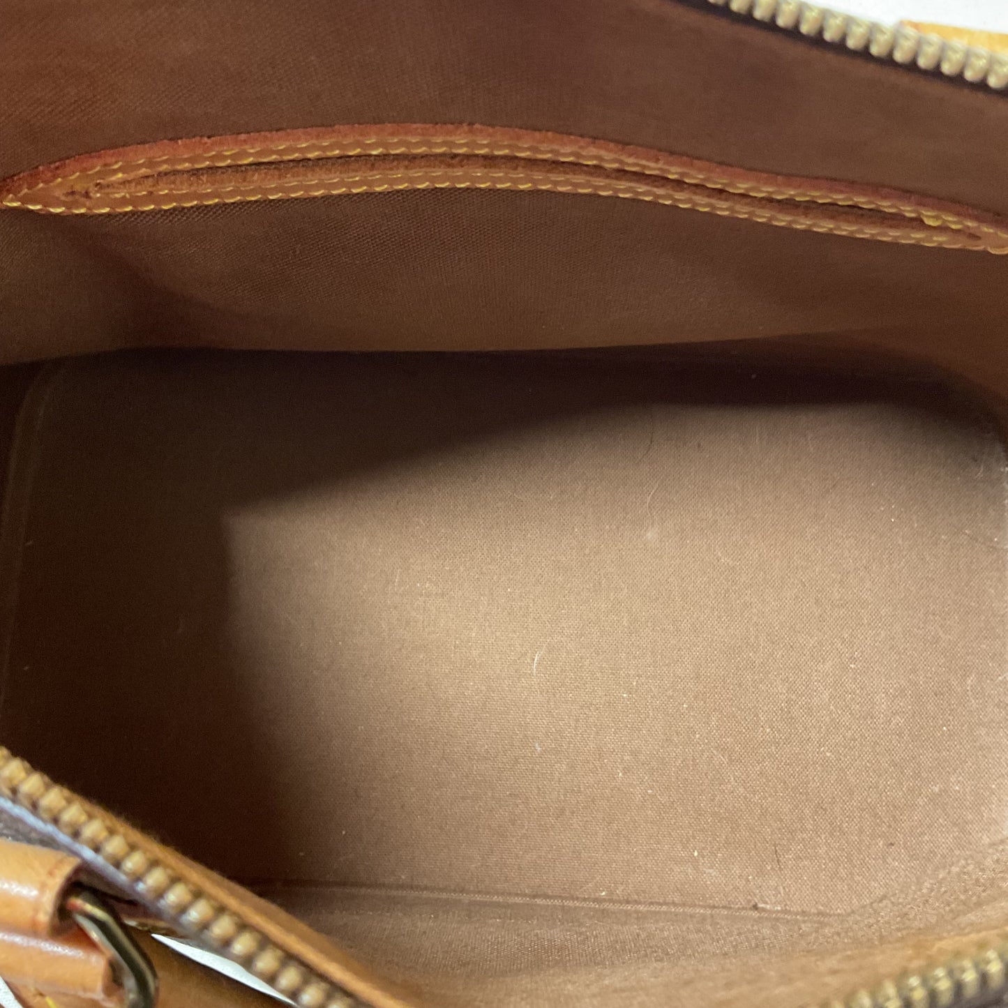 Handbag Luxury Designer By Louis Vuitton In Brown & Pink, Size:Medium AS-IS