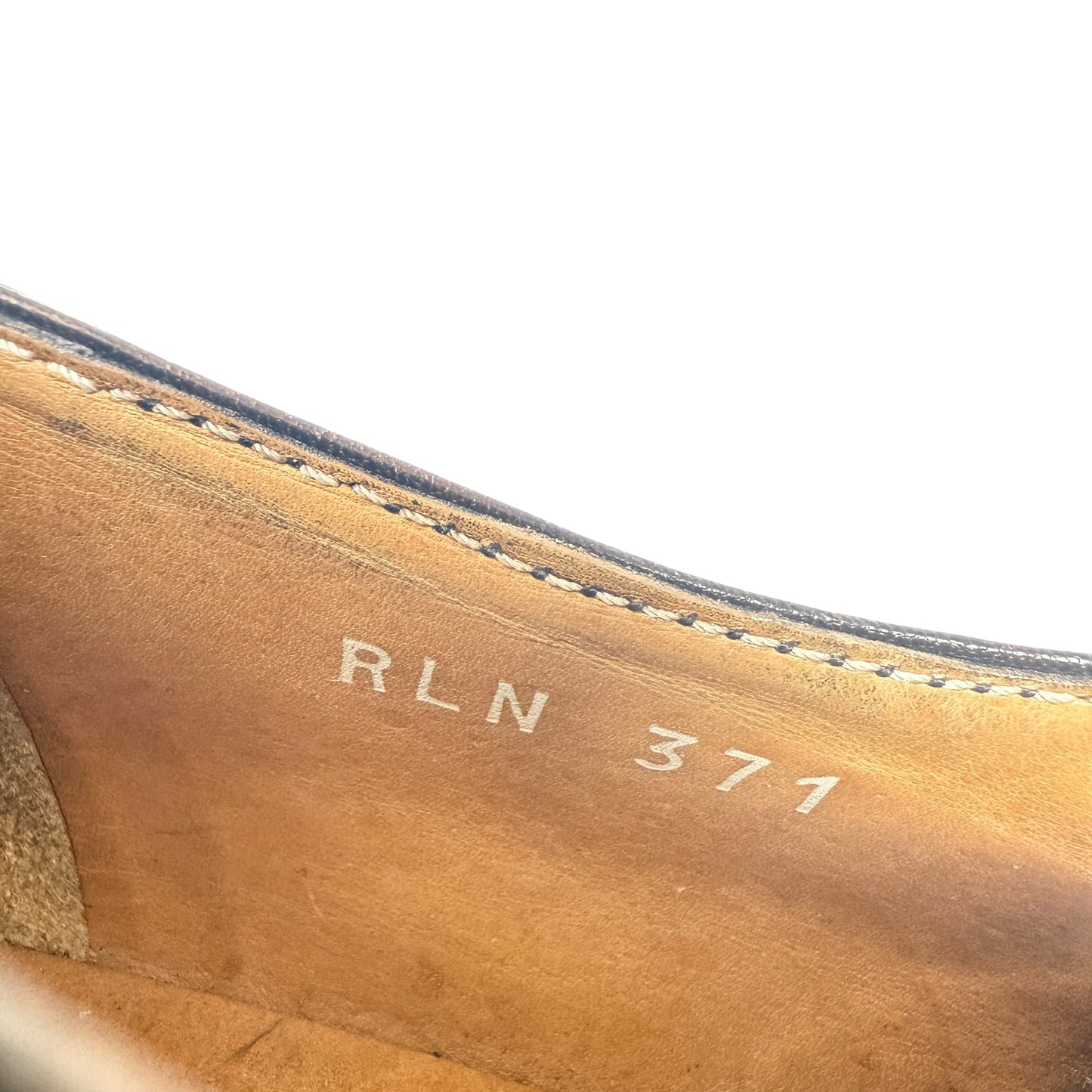 Vintage Alligator Monk-Strap Oxfords By Polo Ralph Lauren In Brown, Size: 8