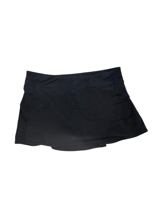 Athletic Skort By Lululemon In Black, Size:Xl