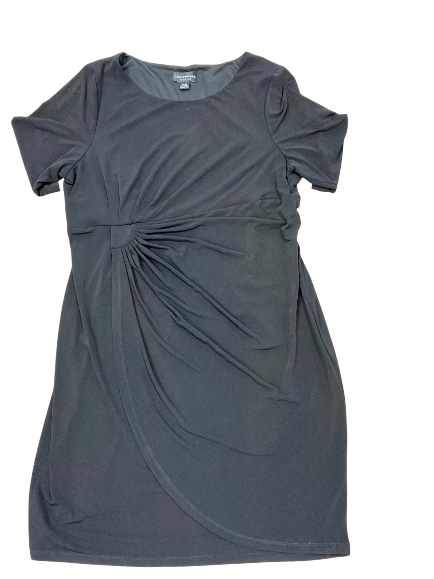 Dress Work By Connected Apparel In Black, Size:2X
