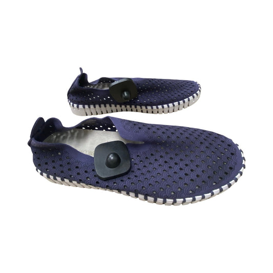 Shoes Flats By ILSE JACOBSEN In Blue, Size:8