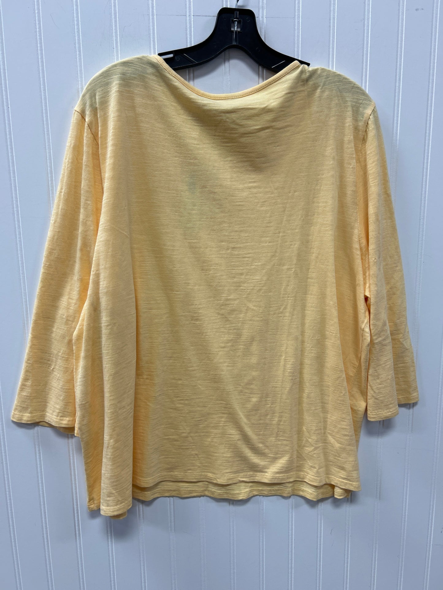 Top Ls By Chicos In Yellow, Size:Xl