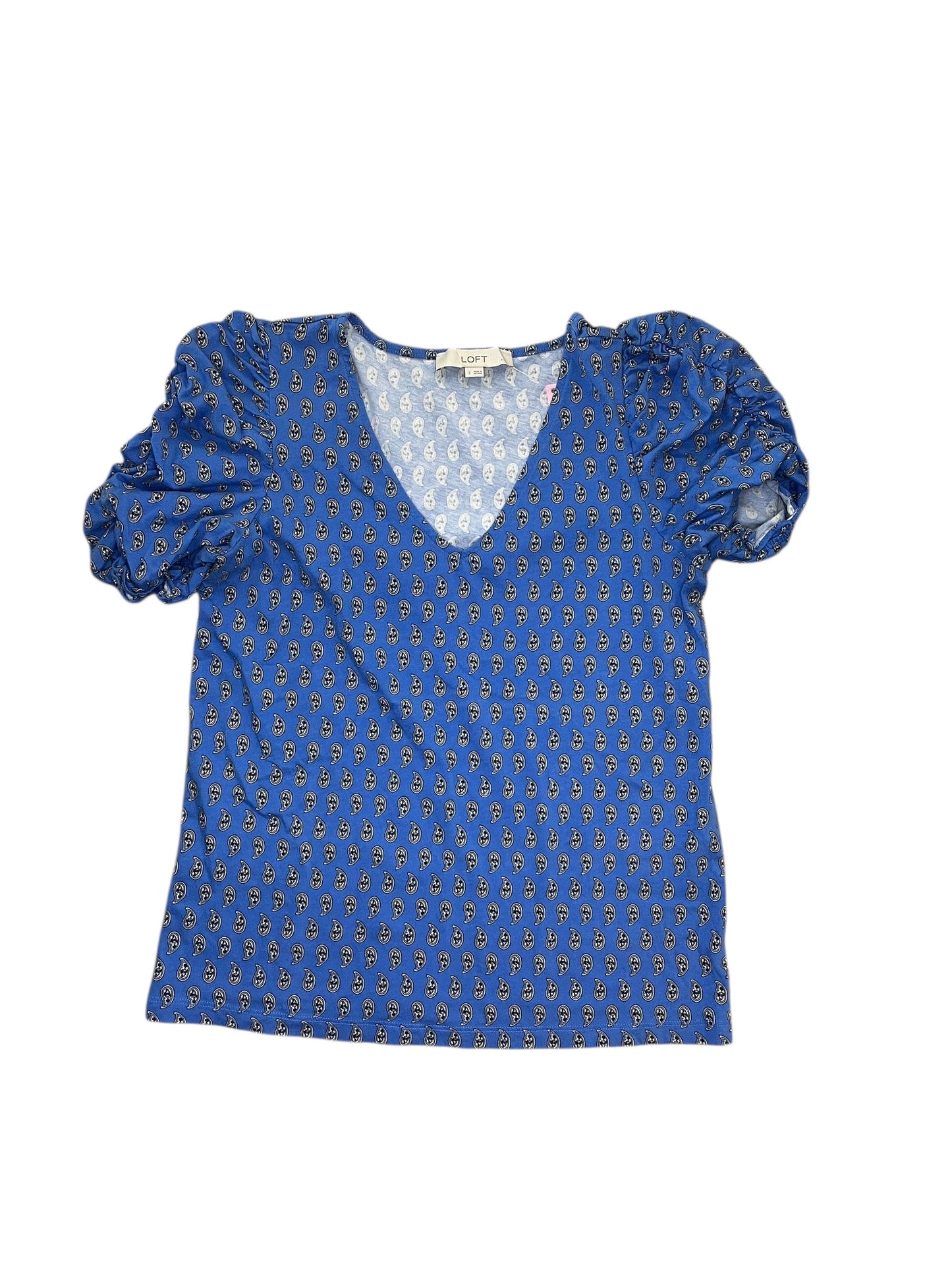 Top Ss By Loft In Blue, Size:S