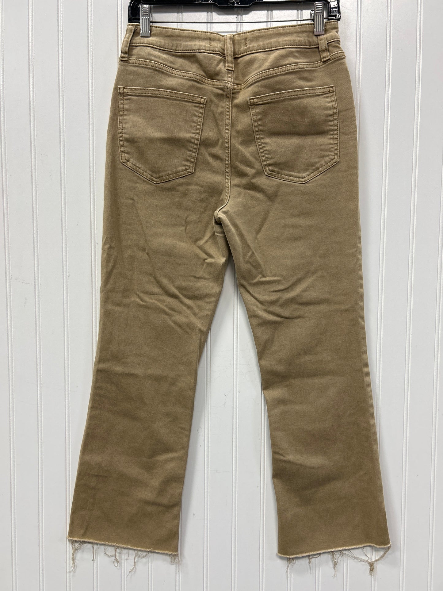 Jeans Boot Cut By Eunina In Tan Denim, Size:6