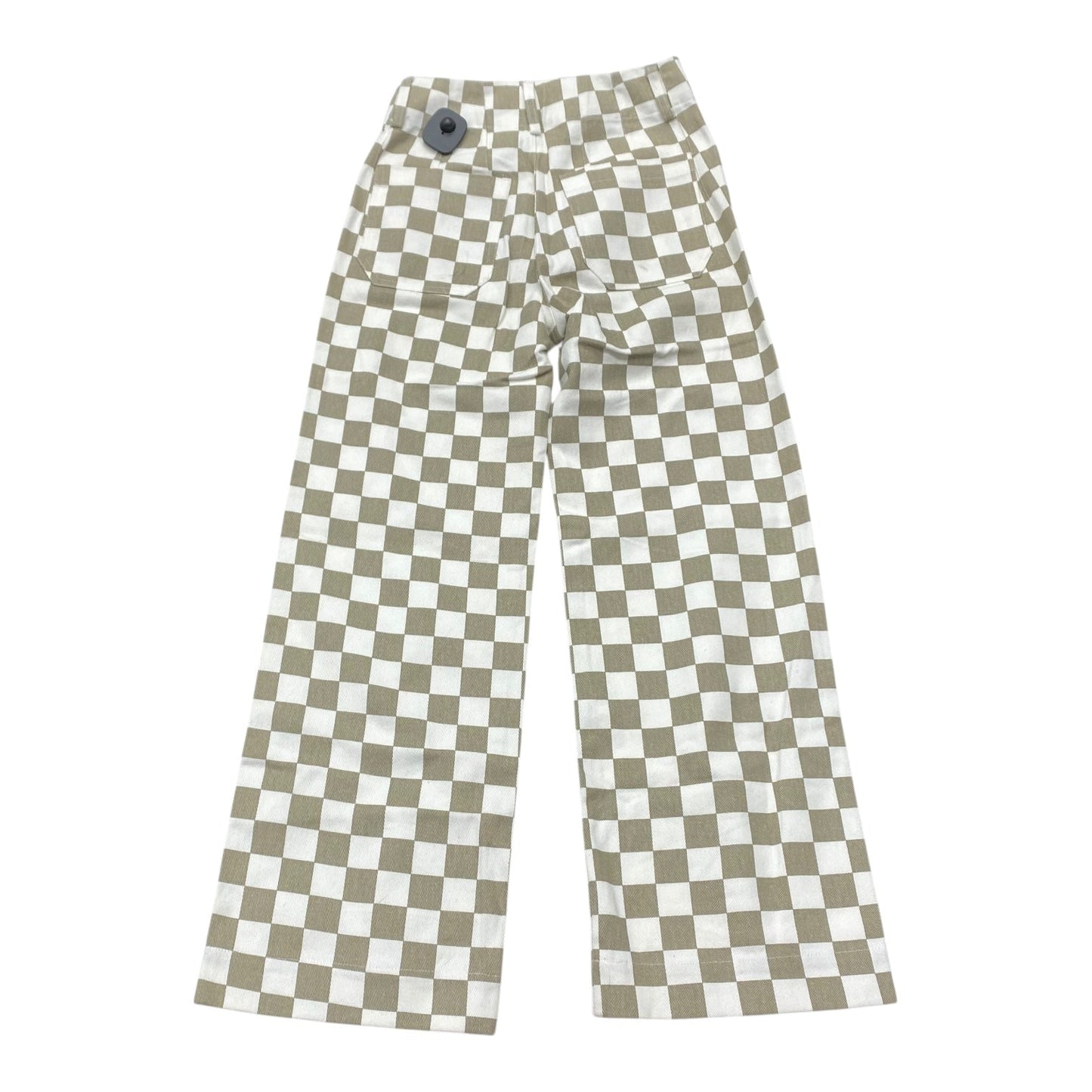 Jeans Wide Leg By Altard State In Checkered Pattern, Size:S
