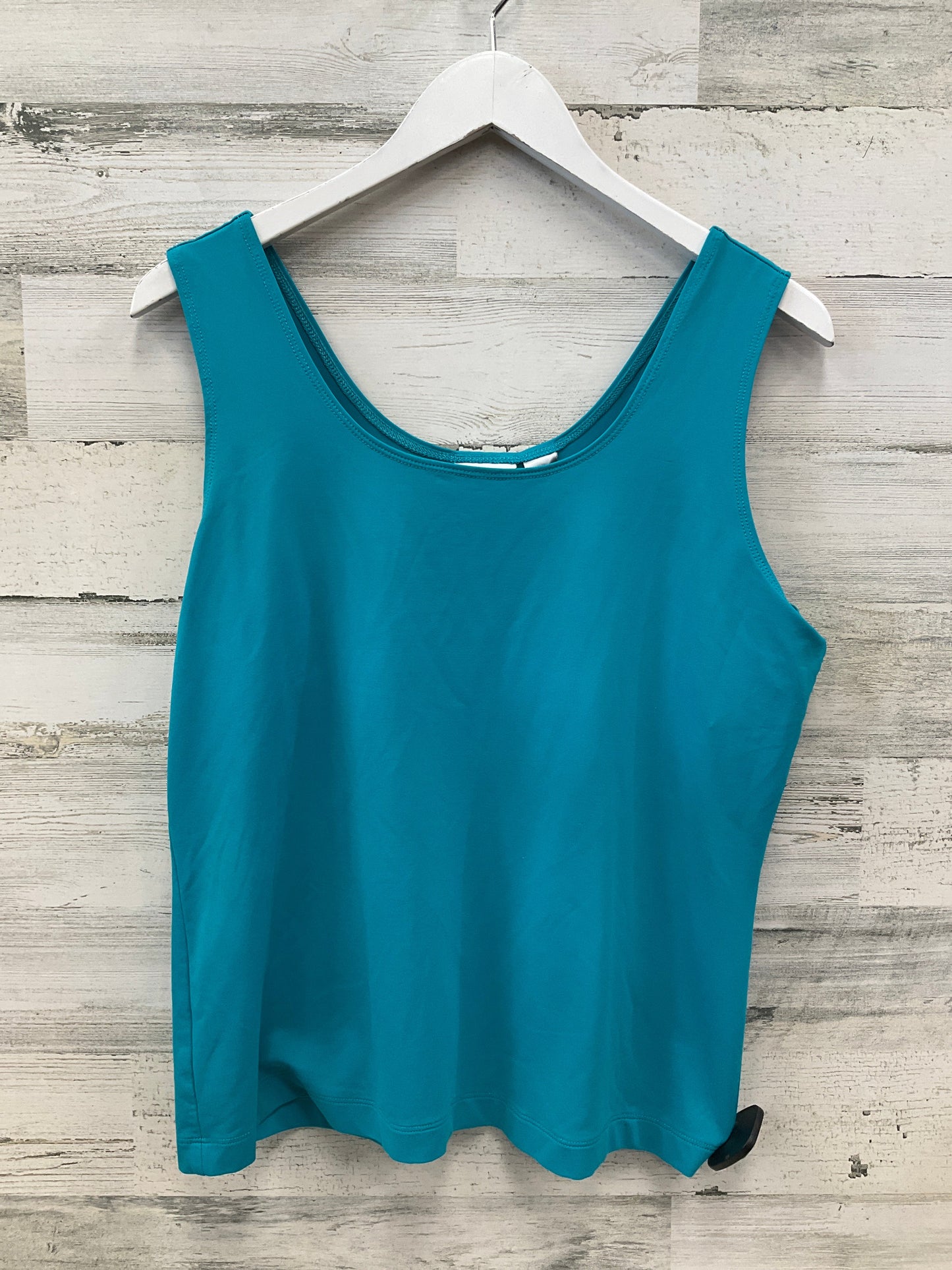Tank Top By Chicos In Teal, Size:L