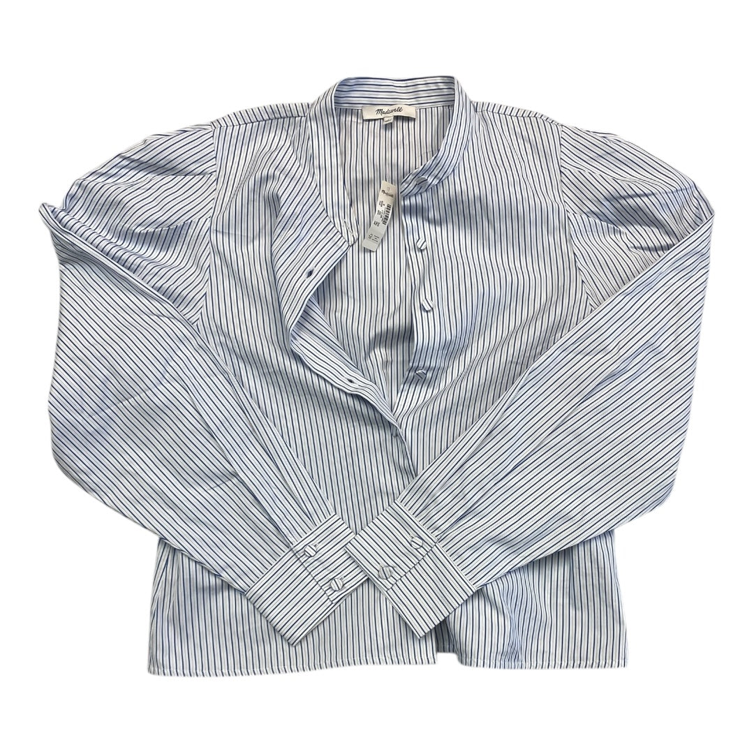 Top Ls By Madewell In Blue & White, Size:M