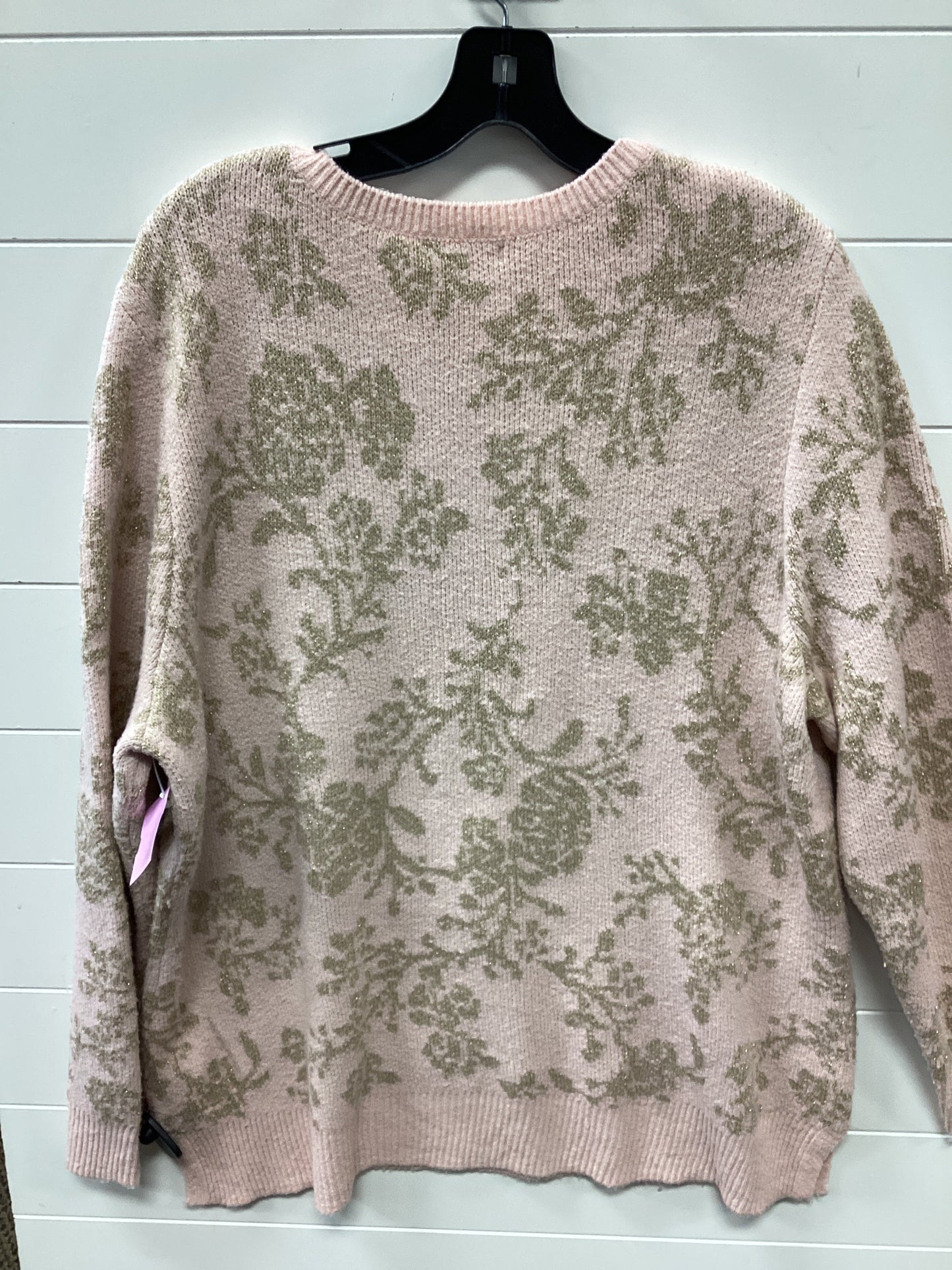 Sweater By Croft And Barrow In Pink, Size:Xl