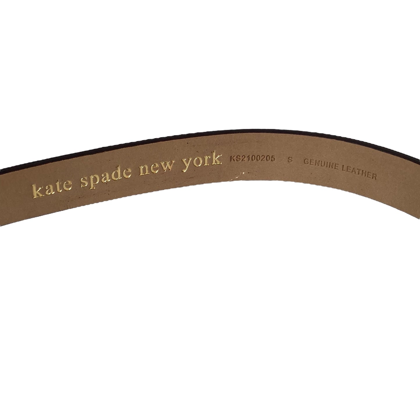 Belt Designer By Kate Spade In Tan
