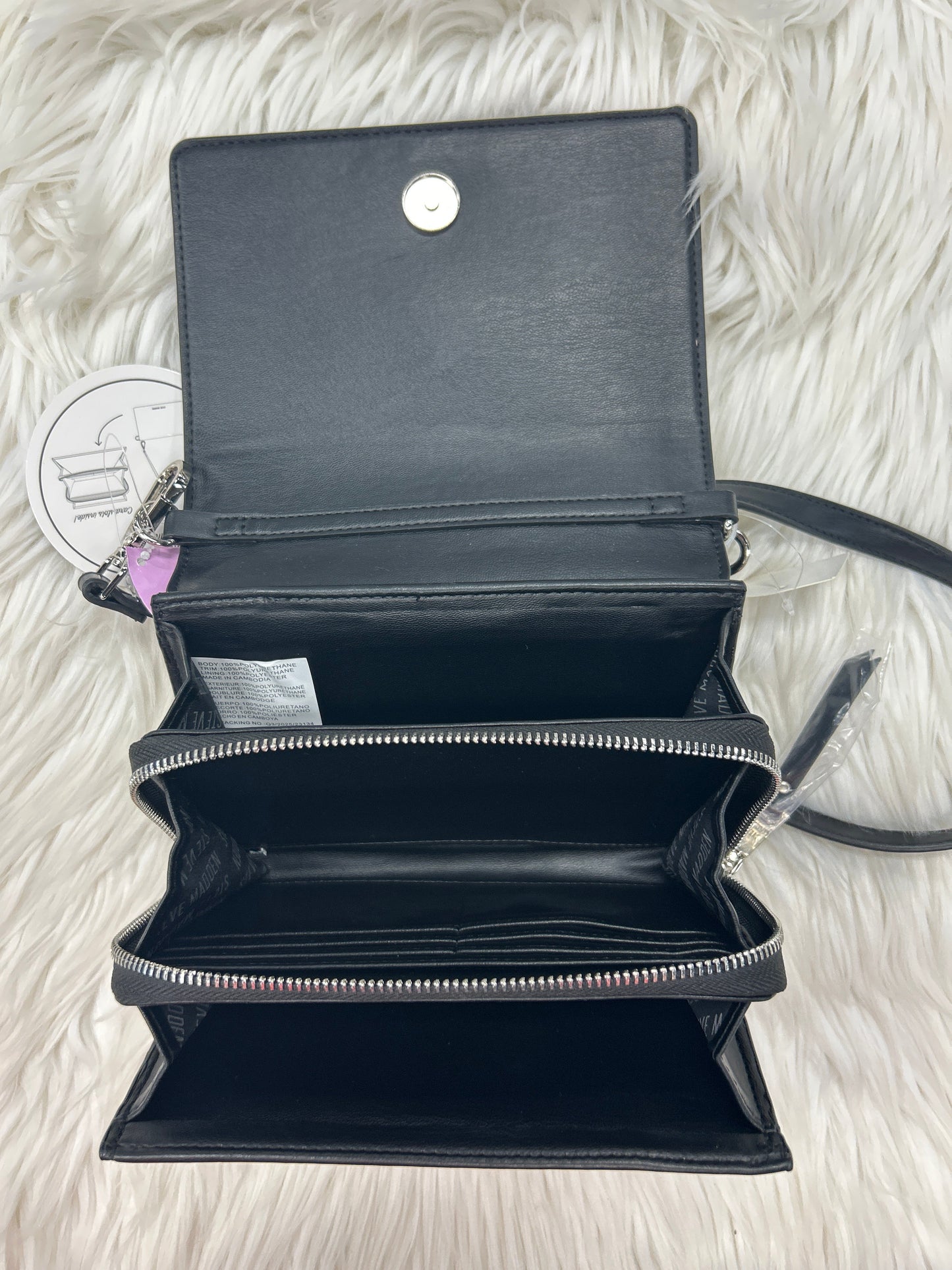 Crossbody By Steve Madden In Black, Size:Small