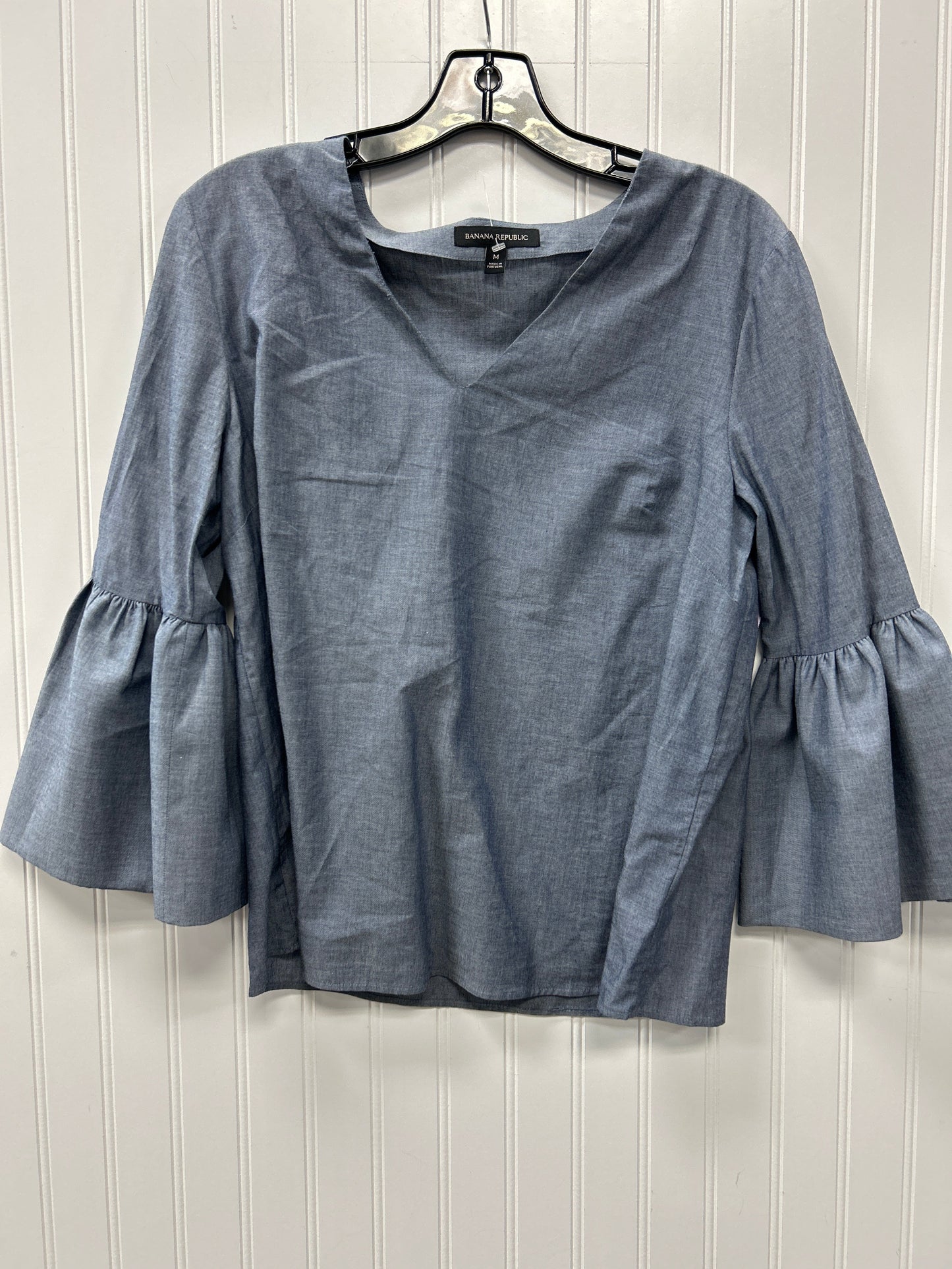 Top Ls By Banana Republic In Blue, Size:M