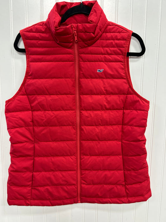 Vest Puffer & Quilted By Vineyard Vines In Red, Size:M