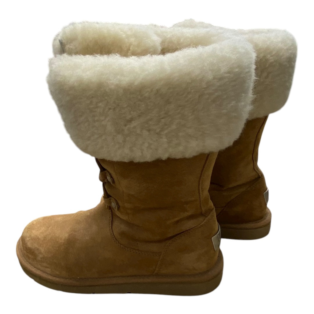 Boots Designer By Ugg In Brown, Size:6