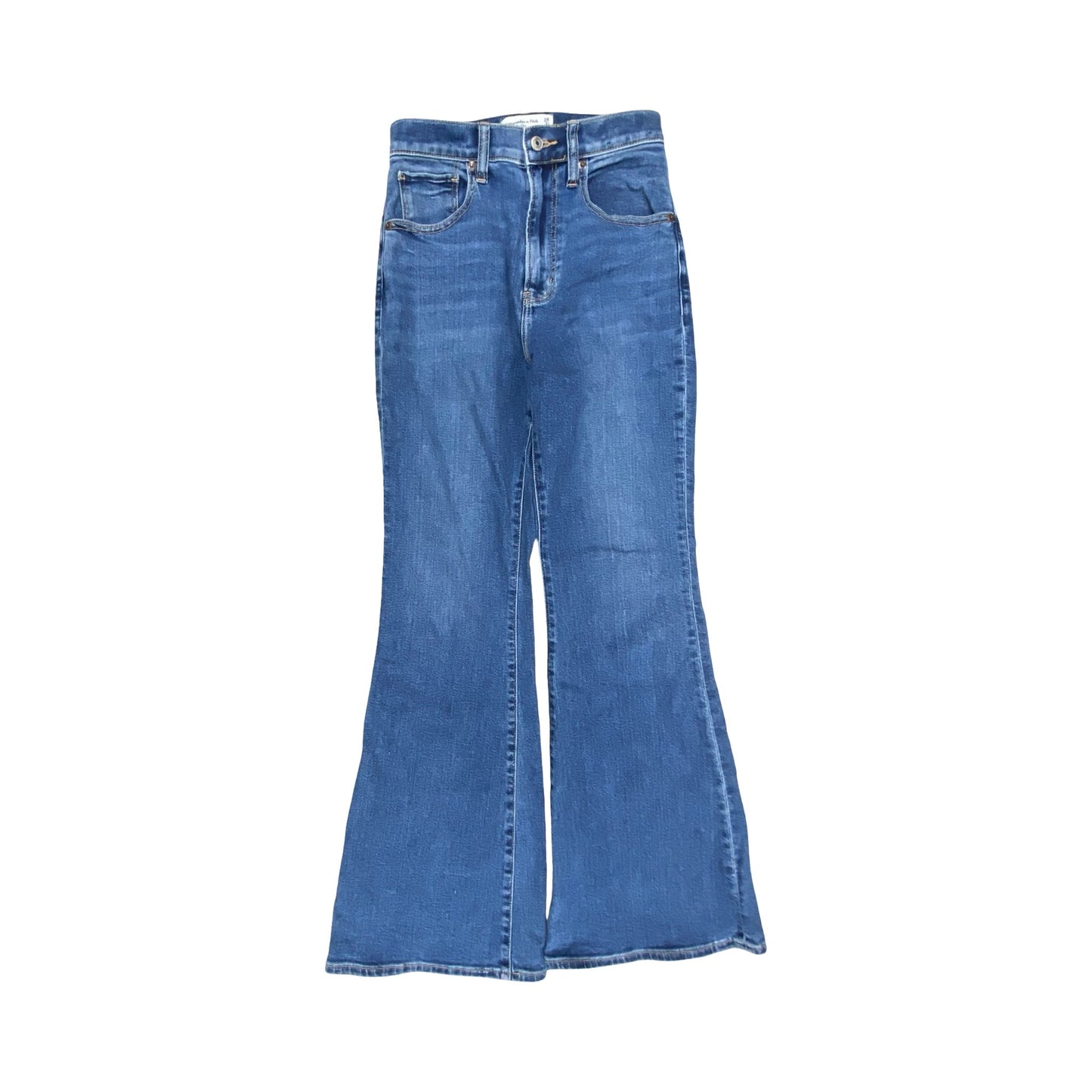Jeans Flared By Abercrombie And Fitch In Blue, Size:2