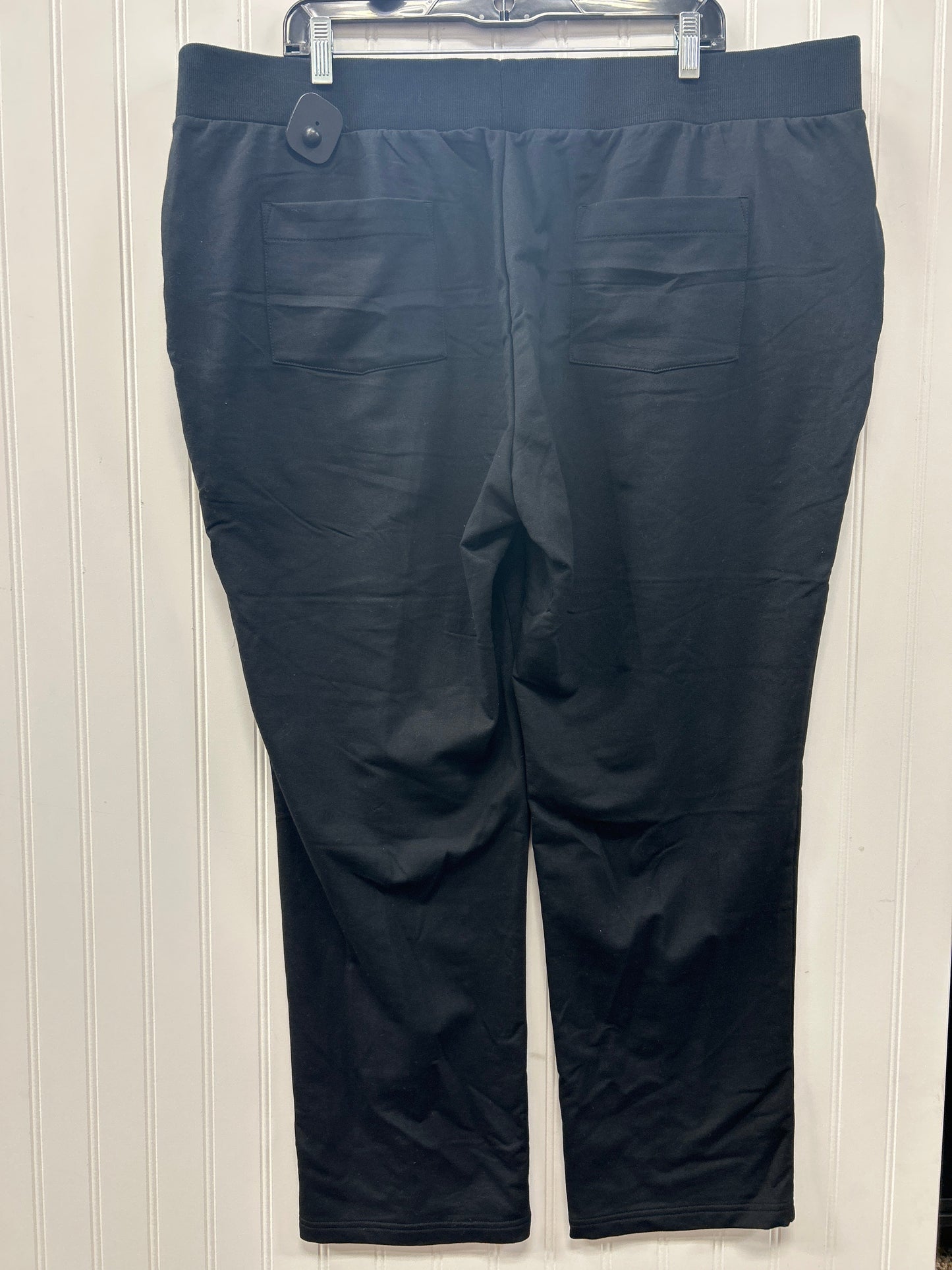 Pants Lounge By Lauren By Ralph Lauren In Black, Size:3X NWT