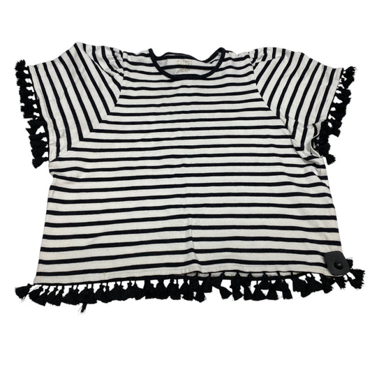 Top Ss Designer By Kate Spade In Black & White, Size:Xl