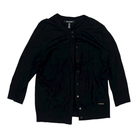 Cardigan By Ellen Tracy In Black, Size:M