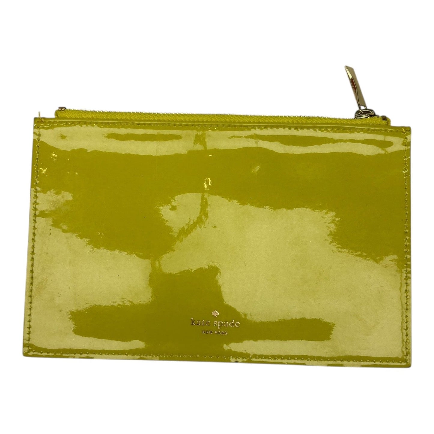 Makeup Bag Designer By Kate Spade In Yellow, Size:Small