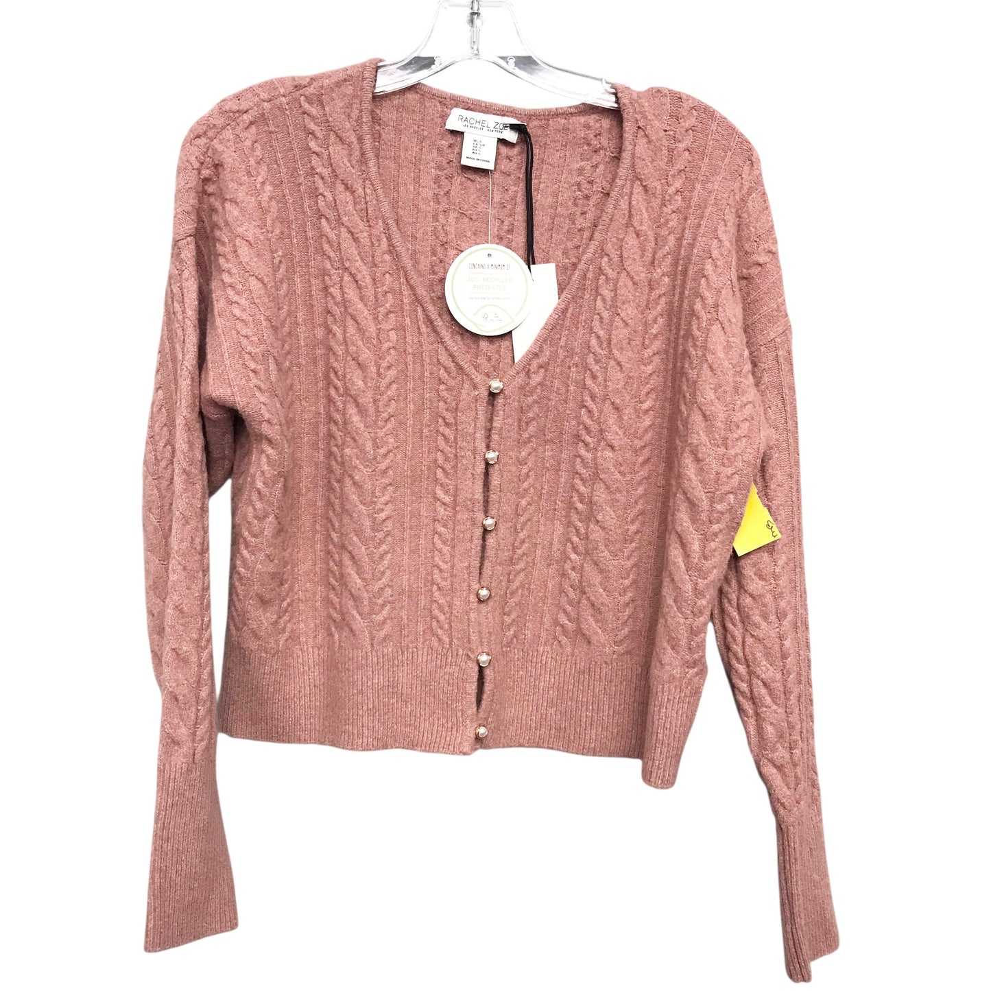 Cardigan By Rachel Zoe In Pink, Size:S