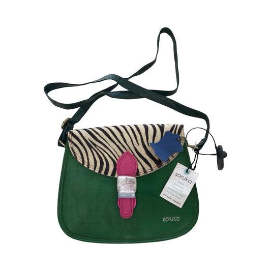 Handbag Leather By Cmc In Multi, Size:Medium