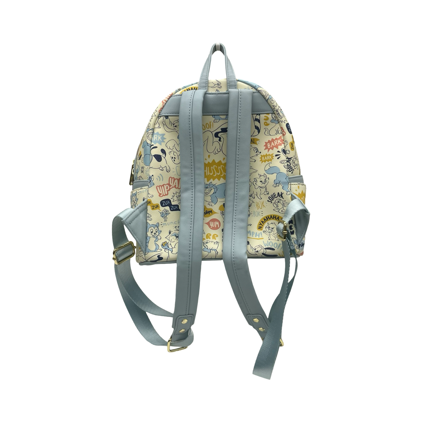 Backpack By Loungefly In Blue & Cream, Size:Medium