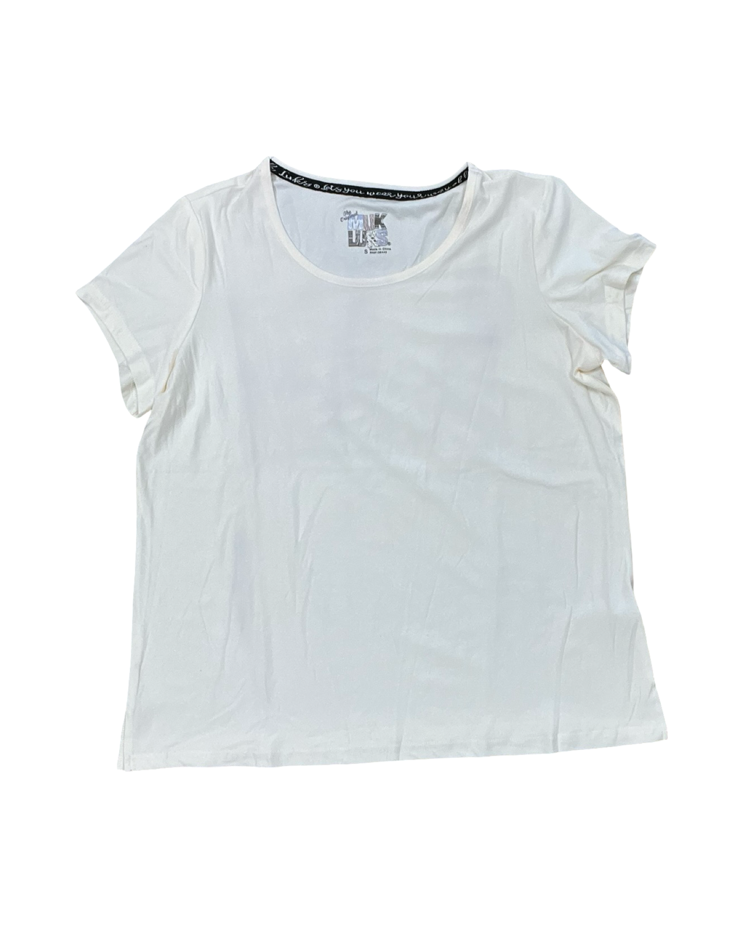 Top Ss Basic By Muk Luks In Cream, Size:S