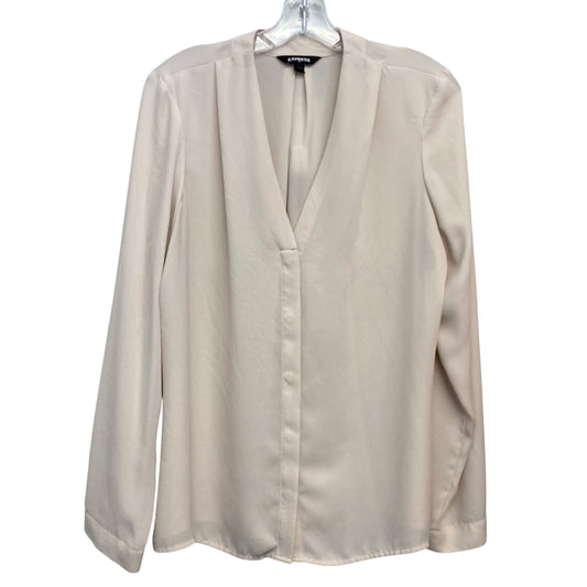 Top Ls By Express In Tan, Size:L