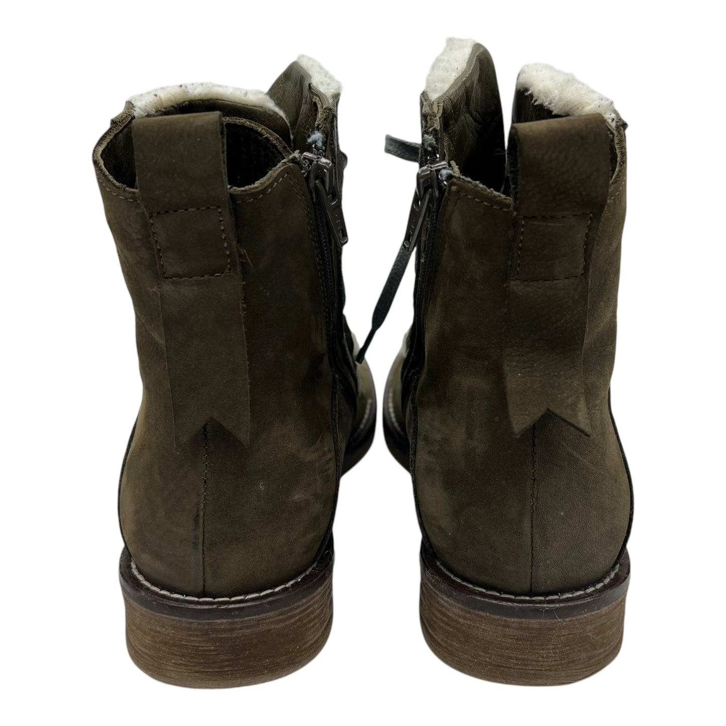 Boots Leather By Bueno In Green, Size:8.5