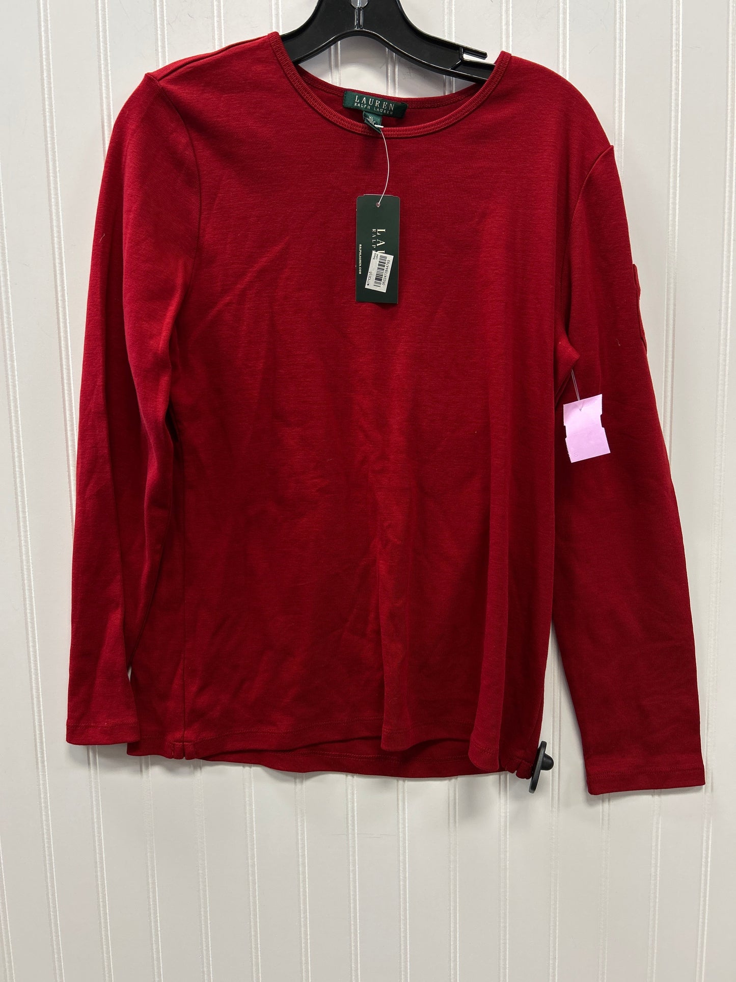 Top Ls By Lauren By Ralph Lauren In Red, Size:Xl NWT