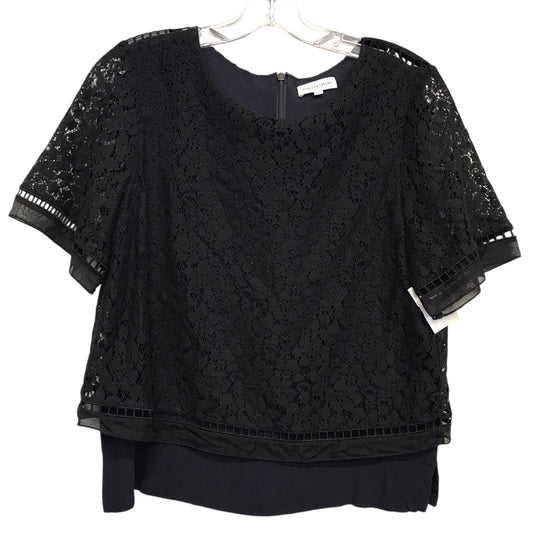 Top Ss By Rebecca Taylor In Black, Size:M