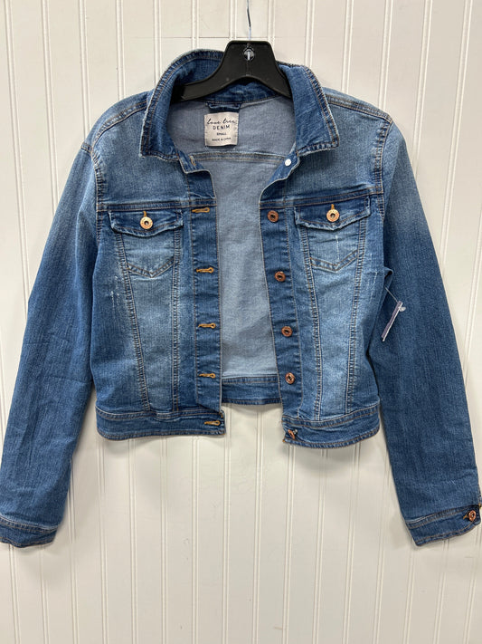 Jacket Denim By Love Tree In Blue Denim, Size:S