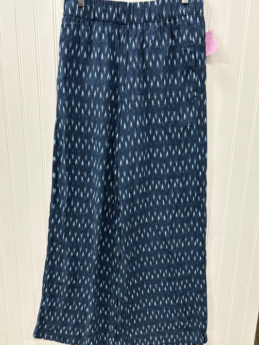 Pants Wide Leg By Banana Republic In Blue, Size:Xs