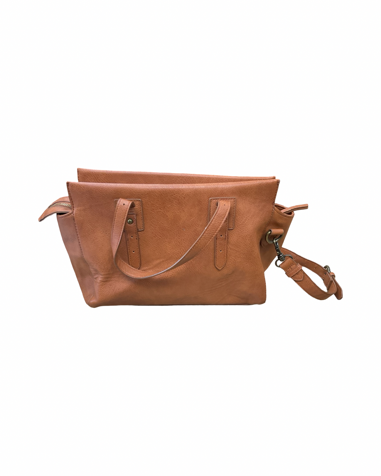 Crossbody By Clothes Mentor In Brown, Size:Medium