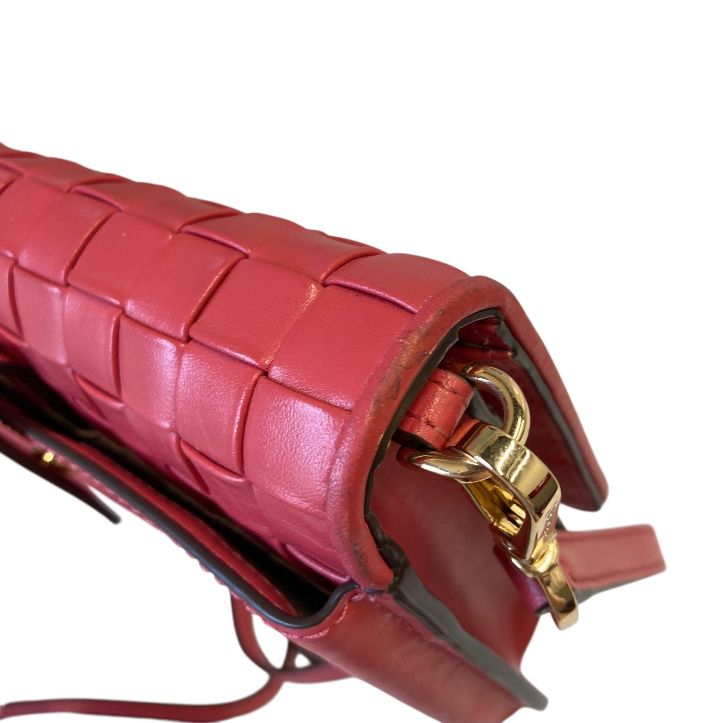 Crossbody Designer By Michael Kors In Dark Pink, Size:Small