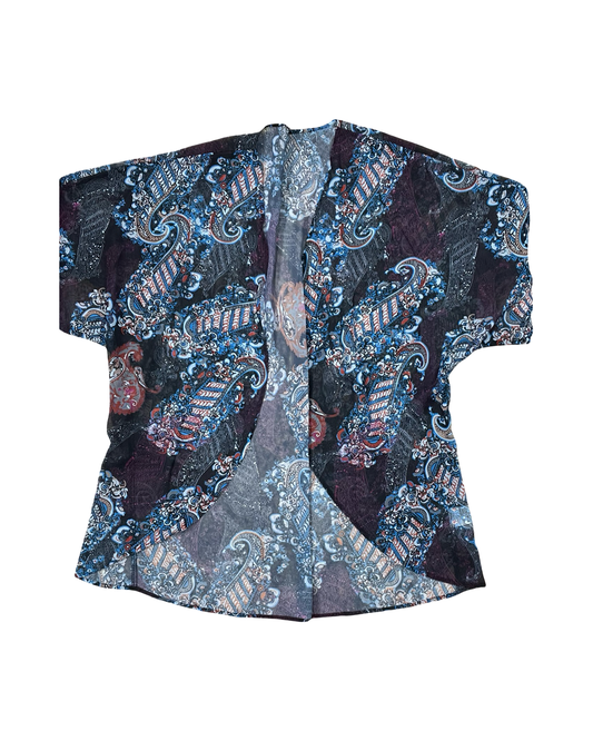 Cardigan By Clothes Mentor In Blue, Size:S