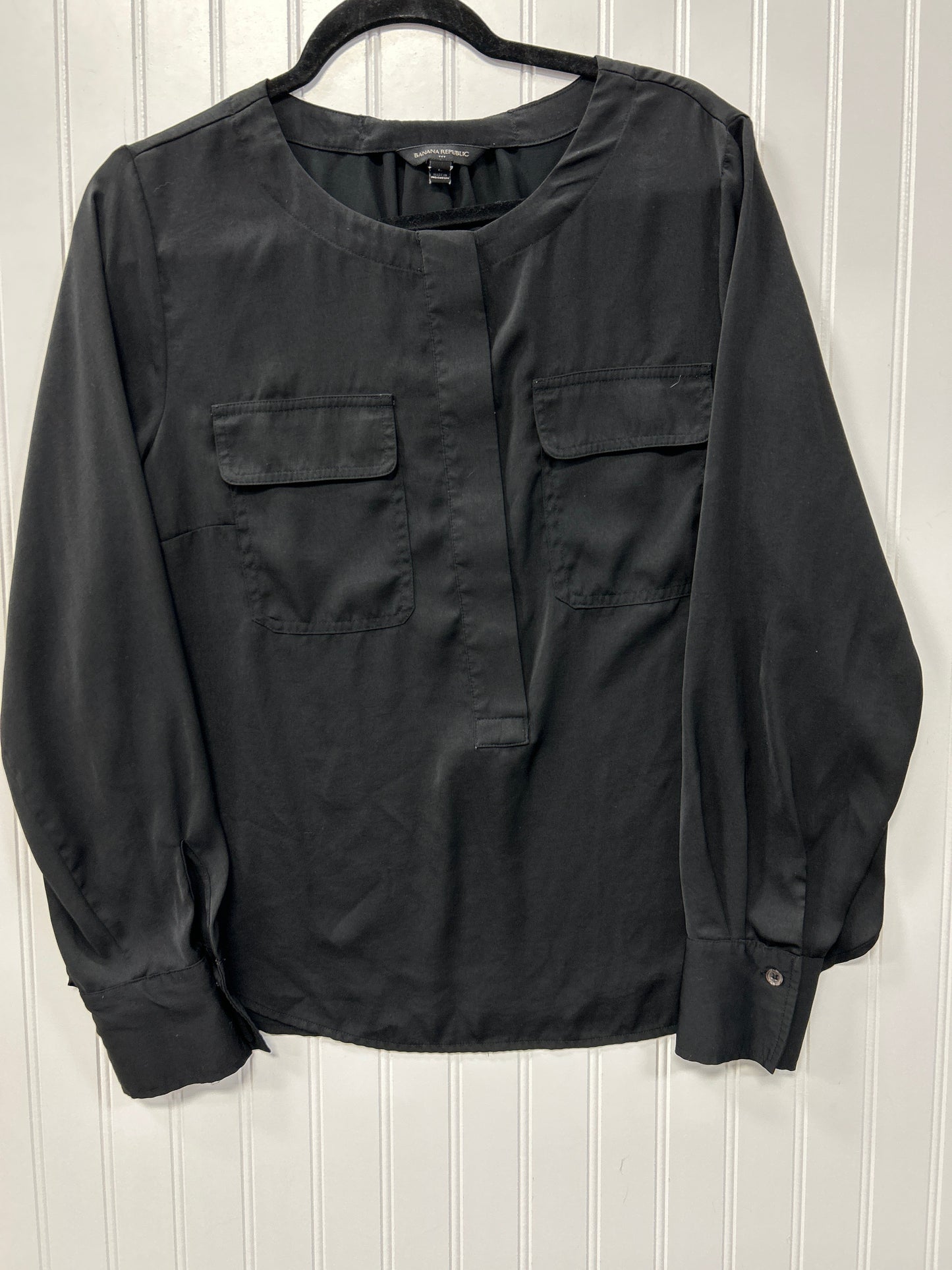 Top Ls By Banana Republic In Black, Size:L