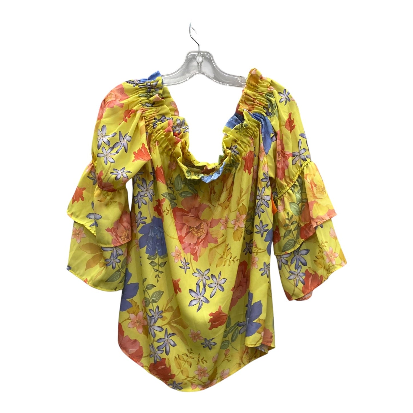Top Ls By Sweet Pea In Yellow, Size:Xl