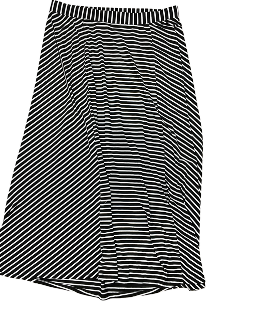 Skirt Maxi By Maurices In Black & White, Size:Xl