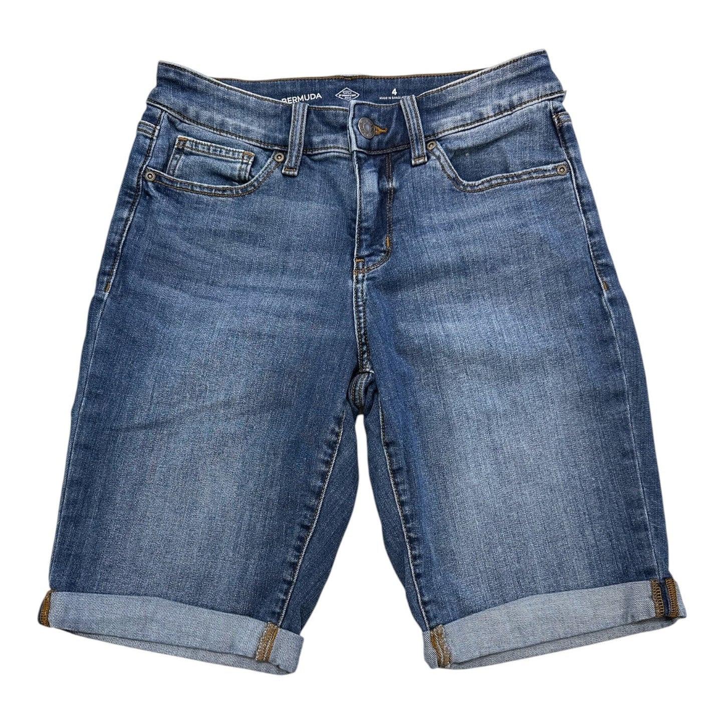 Shorts By St Johns Bay In Blue Denim, Size:4